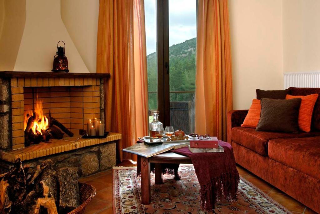 Dryas Guesthouse Polydrossos Kamer foto